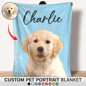 Custom Photo You Are My Sunshine - Dog & Cat Personalized Custom Blanket - Christmas Gift For Pet Owners, Pet Lovers