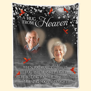 Custom Photo Your Love Will Always Be Our Guide - Memorial Personalized Custom Blanket - Christmas Gift, Sympathy Gift For Family Members
