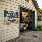 Custom Home Decor Metal Sign - Personalized  Father's Day Birthday Gifts For Dad, Grandpa, Men - My Garage, My Rules