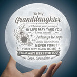 Heartfelt Granddaughter Gifts with Loving Message - Moon Lamp