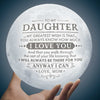 My Greatest Wish - Moon Lamp - To My Daughter, Gift For Daughter, Daughter Gift From Mom, Birthday Gift For Daughter, Christmas Gift
