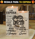 A Mi Esposa Nuestra Casa No Es Un Castillo - Gift For Couples, Candle Holder