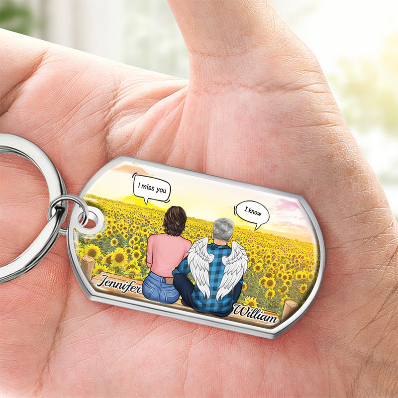 J Always on My Mind, Forever in My Heart - Personalized Keychain - 1 Item - PawfectHouses.com