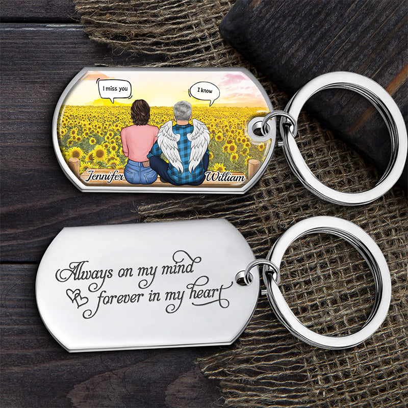 Personalized Photo Engraved Keychain