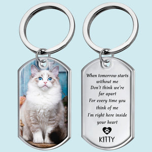 Dog Keychain Dog Memorial Gifts For Loss Of Dog - Personalized Keychains - Pet Memorial Gifts Cat Keychain