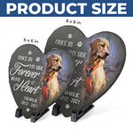 Custom Photo If Love Alone Pet Memorial Decor - Personalized Memorial Stone
