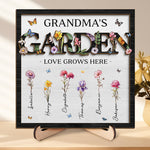 We Are Connected With One Another - Family Personalized Custom 2-Layered Wooden Plaque With Stand - Mother's Day, House Warming Gift For Mom, Grandma
