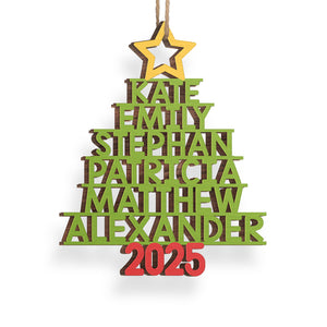 Custom Wood Ornament - Personalized Christmas Birthday Gifts For Family, Kids - The Best Part Of Christmas