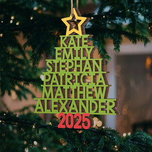 Custom Wood Ornament - Personalized Christmas Birthday Gifts For Family, Kids - The Best Part Of Christmas