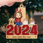 May Your Christmas Be Furry And Bright - Dog & Cat Personalized Custom Ornament - Wood Unique Shaped - Christmas Gift For Pet Owners, Pet Lovers