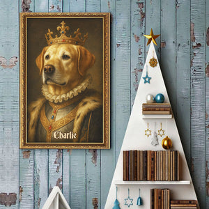 Custom Photo Vertical Poster - Personalized  Birthday Gifts For Dogs, Cats - Every Pet Deserves A Throne