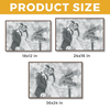 Custom Photo I Need You Because I Love You - Couple Personalized Custom Horizontal Poster - Gift For Husband Wife, Anniversary
