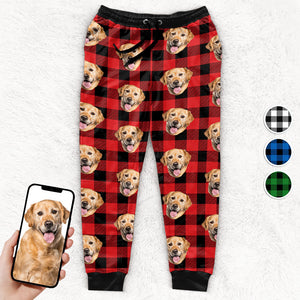 Custom Photo The Greatest Dog In The World - Dog & Cat Personalized Custom Unisex Sweatpants - Christmas Gift For Pet Owners, Pet Lovers