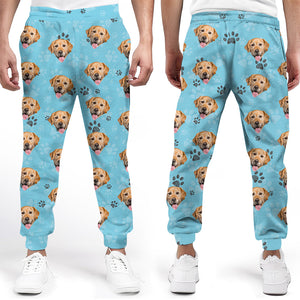 Custom Photo My Dog Is The Best Dog - Dog & Cat Personalized Custom Unisex Sweatpants - Christmas Gift For Pet Owners, Pet Lovers