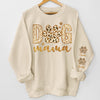 Love Being A Dog Mama - Dog Personalized Custom Unisex Sweatshirt With Design On Sleeve - Gift For Pet Owners, Pet Lovers