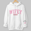 Mrs Est - Couple Personalized Custom Unisex Sweatshirt With Design On Sleeve - Gift For Husband Wife, Anniversary