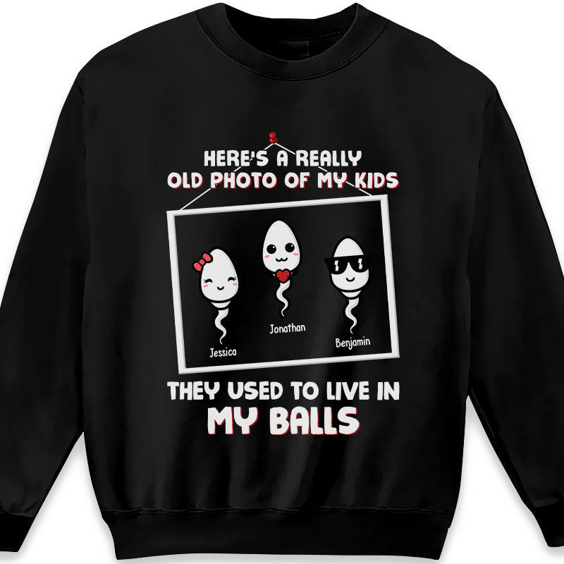 This Is The Photo Of My Kids - Family Personalized Custom Unisex T-shirt, Hoodie, Sweatshirt - Father's Day, Birthday Gift For Dad