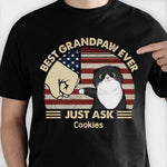Funny Cat Best Grandpaw Ever Gifts for Grandpa - Apparel