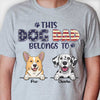 This Dog Dad Belongs To - Gift For Dog Dad, Dog Mom - Personalized Unisex T-Shirt, Hoodie