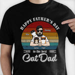 Custom Name Cat Dad Father's Day Gifts for Cat Lovers - Personalized Apparel