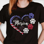 Custom Name Patriotic Pet Gifts for Dog Lovers - Personalized Apparel