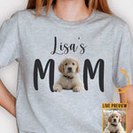 Custom Pet Photo Dog Mom Gifts - Personalized Apparel