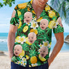 Custom Photo Summer Breeze - Family Custom Hawaiian Shirt, Custom Shirts, Personalized Shirts, Hawaiian Shirt for Men, Beach Shirt, Aloha Shirt Men - Summer Vacation Gift, Gift For Family Members