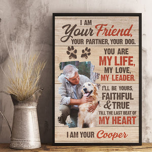 Custom Photo Till The Last Beat Of My Heart - Dog Personalized Custom Vertical Poster - Gift For Pet Owners, Pet Lovers