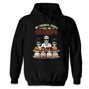 My Kids Call Me Grandpa - Family Personalized Custom Unisex T-shirt, Hoodie, Sweatshirt - Father's Day, Birthday Gift For Grandpa