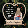 Only A Fool For You - Couple Personalized Custom Ornament - Acrylic Custom Shaped - Christmas Gift For Husband Wife, Anniversary