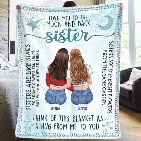 To My Sister/ Mom/ Bestie - Personalized Blanket - Best Gift For Mom,  Sister, Friend