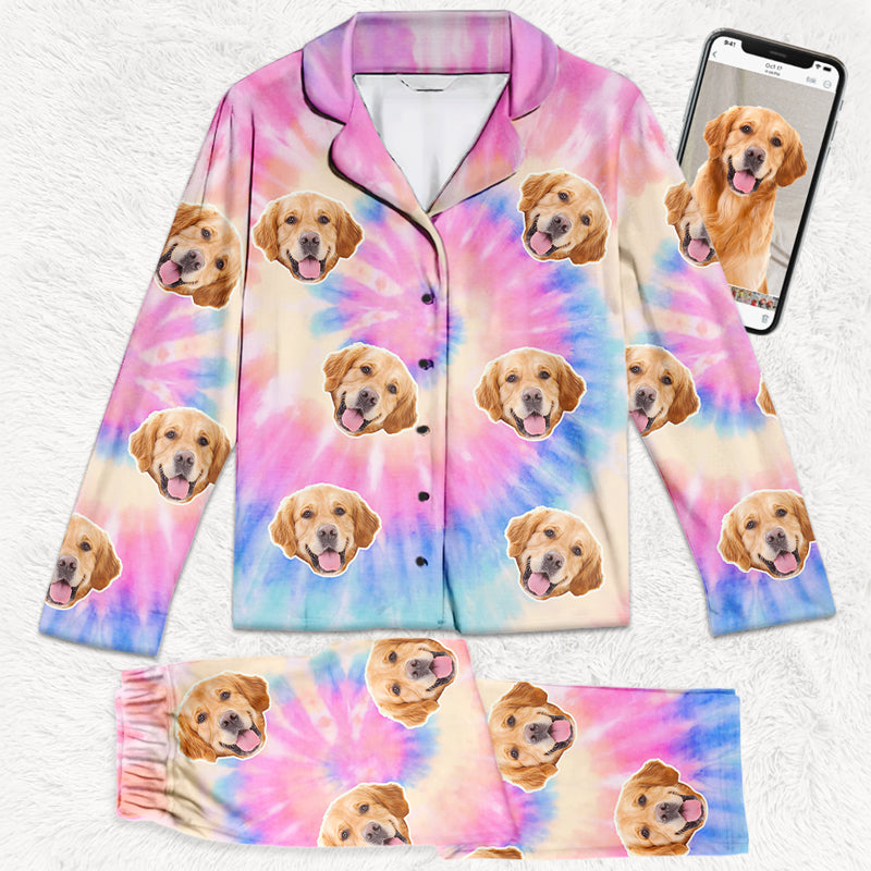  DIYKST Custom Pet Pajamas for Women with Dogs Photo Personalized  Dog Print pjs Sleepwear for Valentine's Day Face pj Set-XS : Clothing,  Shoes & Jewelry