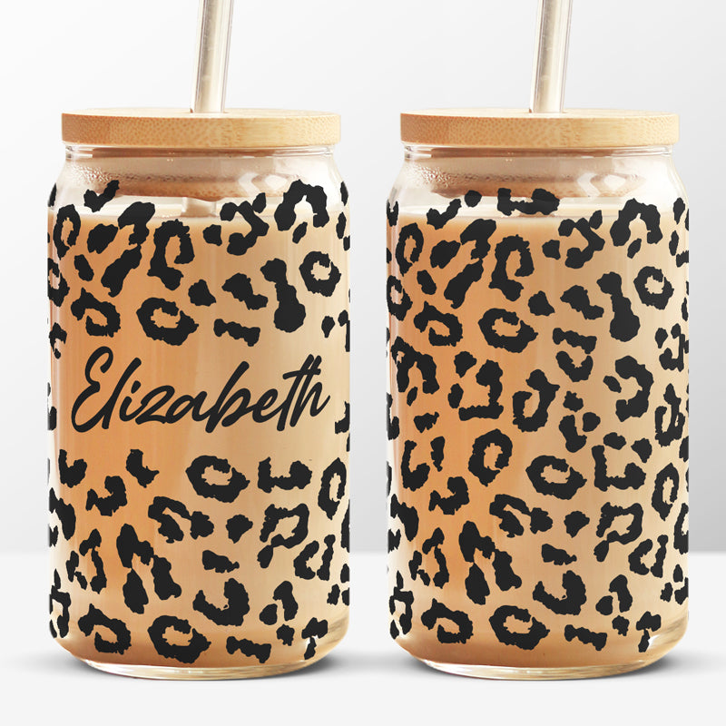 Love Yourself - Personalized Custom Glass Cup, Iced Coffee Cup - Birth -  Pawfect House ™