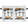 Thank You Dad For Everything - Family Personalized Custom Accent Mug - Father's Day, Birthday Gift For Dad