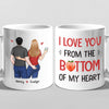 Still Grab Your Butt Even When We're Old And Wrinkly - Couple Personalized Custom Mug - Gift For Husband Wife, Anniversary