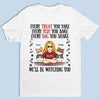 Every Fish You Bake We'll Be Watching You - Cat Personalized Custom Unisex T-shirt, Hoodie, Sweatshirt - Gift For Pet Owners, Pet Lovers