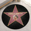 Custom Photo Star Of Fame - Personalized Custom Shaped Decorative Mat - Mother's Day, Birthday Gift For Mom