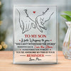Sometimes You Forget, You Are AweSome - Family Personalized Custom Rectangle Shaped Acrylic Plaque - Gift From Mom