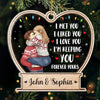 Forever Yours I Love You - Couple Personalized Custom Ornament - Acrylic Custom Shaped - Christmas Gift For Husband Wife, Anniversary