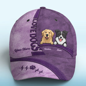 Life Is Better With Dogs - Dog Personalized Custom Hat, All Over Print Classic Cap - Gift For Pet Owners, Pet Lovers
