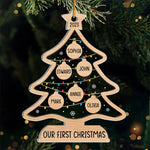 The Perfect Time To Celebrate - Family Personalized Custom Ornament - Acrylic Custom Shaped - Christmas Gift For Family Members
