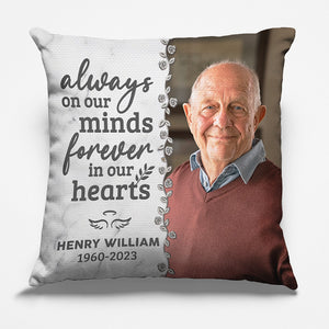 Custom Photo Have No Fear - Memorial Personalized Custom Pillow - Sympathy Gift For Family Members