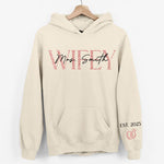 The Love Of My Life My Wifey - Couple Personalized Custom Unisex Sweatshirt With Design On Sleeve - Gift For Husband Wife, Anniversary