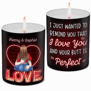 A Candle To Remind That I Love You - Couple Personalized Custom Smokeless Scented Candle - Gift For Husband Wife, Anniversary