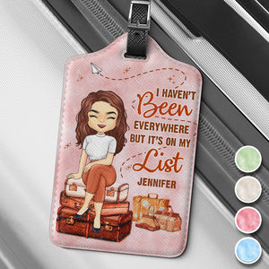 It's On My Travel Bucket List - Travel Personalized Custom Luggage Tag - Holiday Vacation Gift, Gift For Adventure Travel Lovers