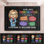 It's Ok To Make Mistakes And Ask For Help - Teacher Personalized Custom Home Decor Decorative Mat - House Warming Gift For Teacher, Back To School