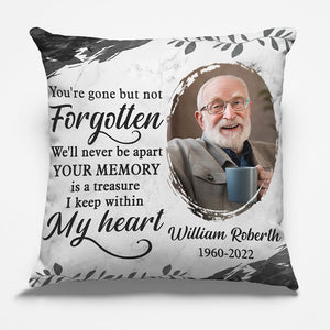 Custom Photo Hug This And Know I'm Here - Memorial Personalized Custom Pillow - Sympathy Gift For Family Members