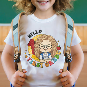 Hello Kindergarten - Personalized Custom Kid T-shirt - Gift For Kid, Back To School Gift