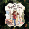 To The One I Love - Couple Personalized Custom Ornament - Acrylic Custom Shaped - Christmas Gift For Husband Wife, Anniversary