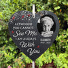 Custom Photo I'm Always Here With You - Memorial Personalized Memorial Garden Slate & Hook -  Sympathy Gift, Gift For Family Members